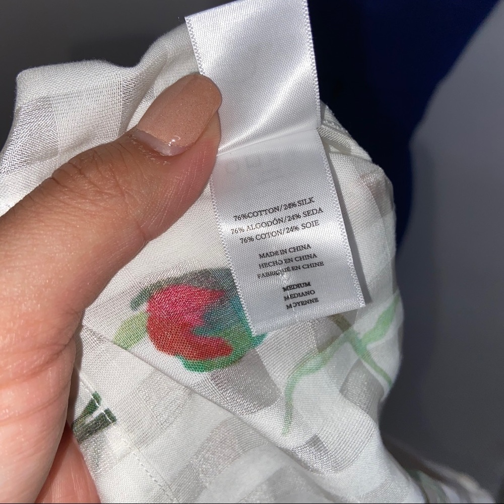 Rails Kelsey Floral Tie-Front Button Down Shirt - image 8